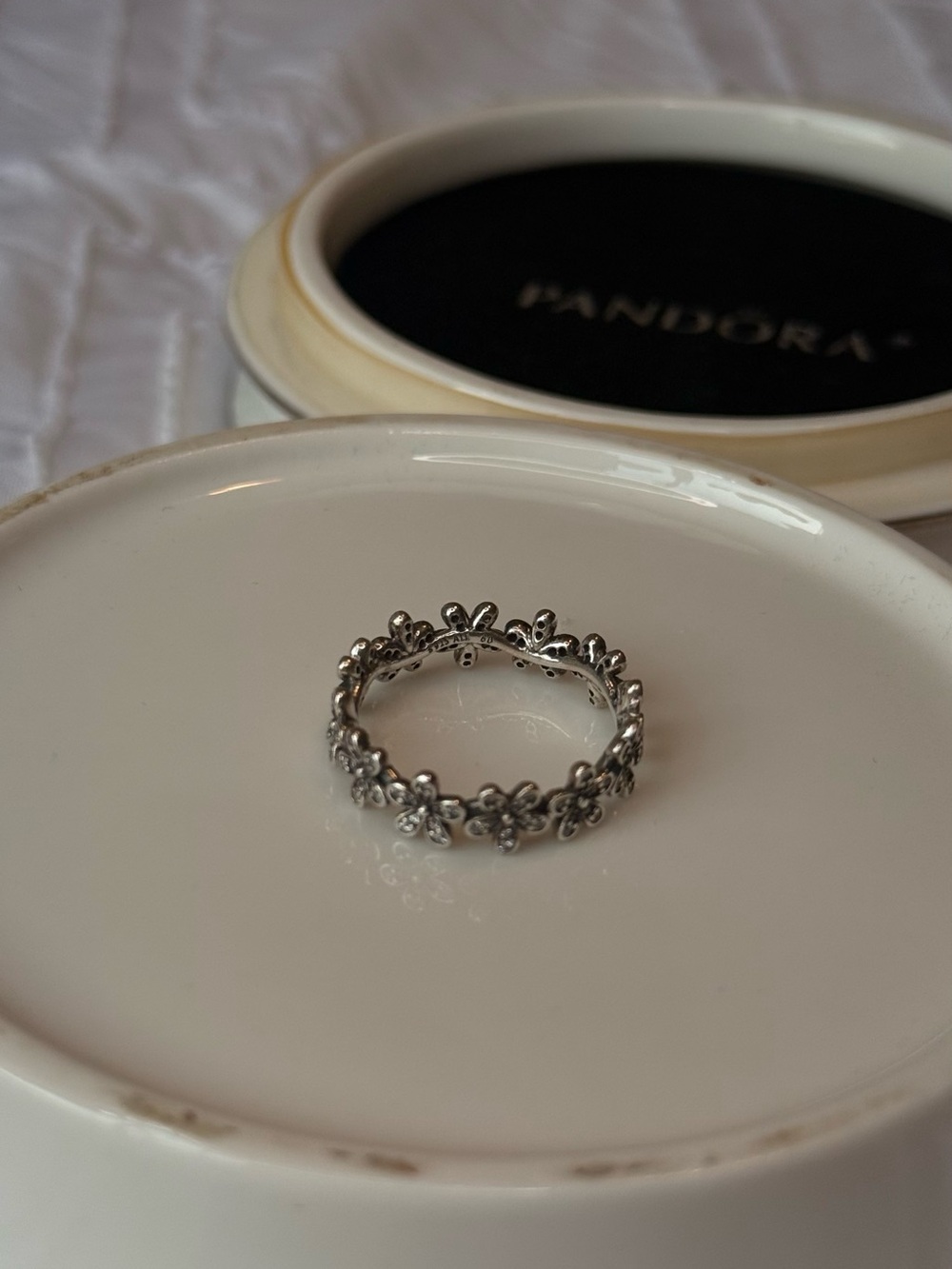 Pandora Dazzling Daisy Meadow Ring | Sterling Silver | CZ | US 8.5